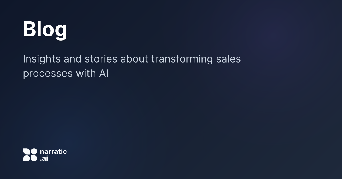 Blog | Narratic AI