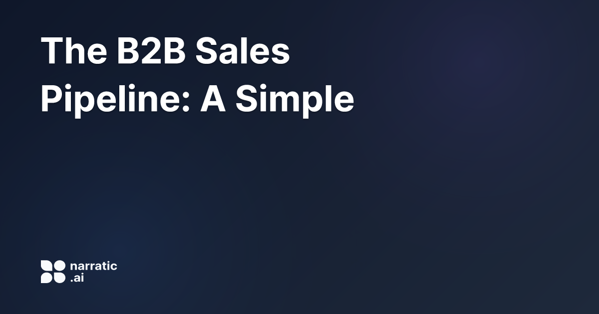 The B2B Sales Pipeline: A Simple Guide to RevOp... | Narratic AI
